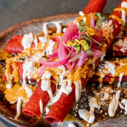 Casa Gabriela - Lobster & Black bean Chipotle Flautas