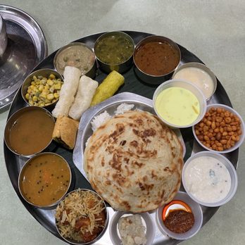 Sri Ananda Bhavan - Special thali jan 1 - Indian Near Me - Sunnyvale, California