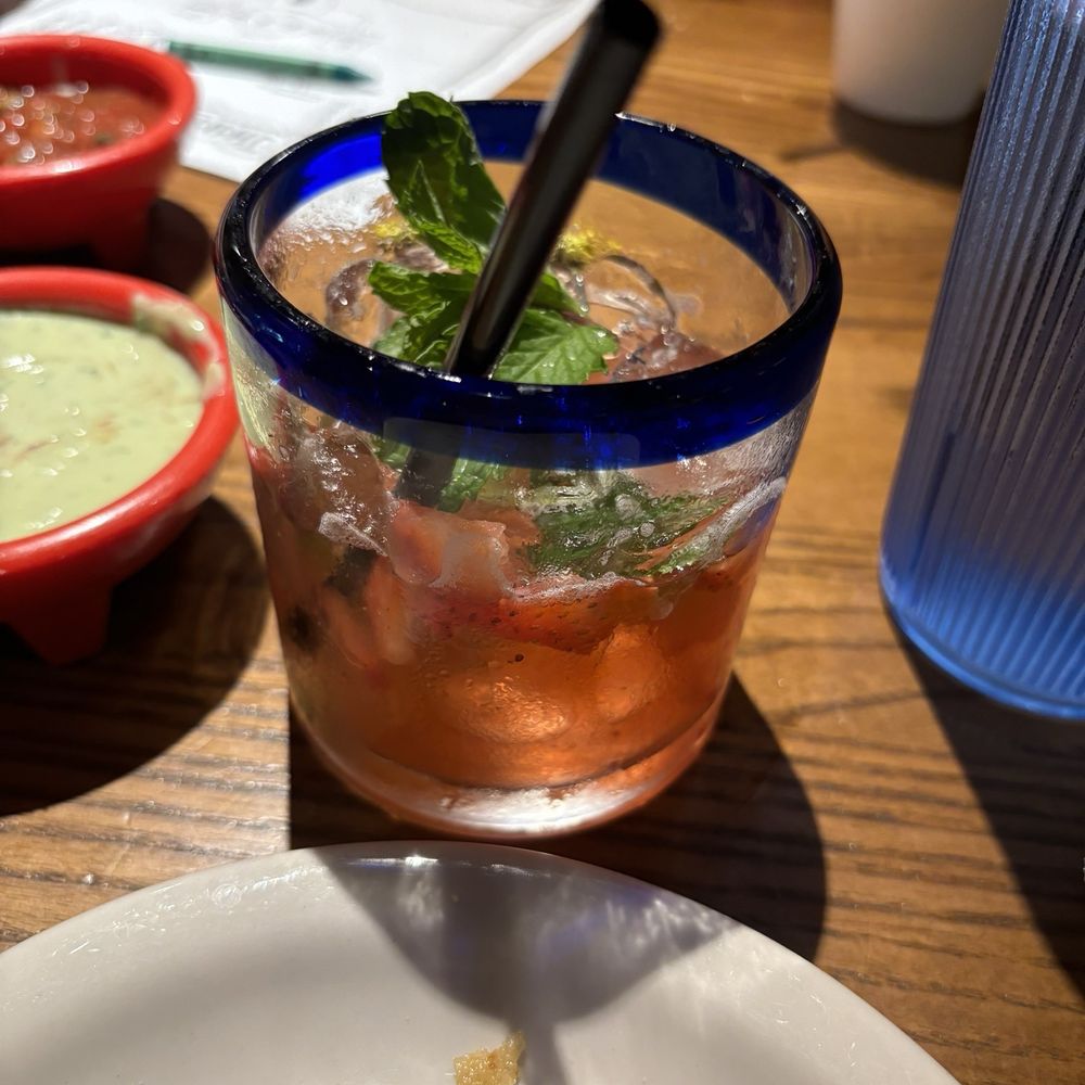 Jimmy Changas - Strawberry Mojito - Mexican Near Me - League City, Texas Jimmy Changas - Strawberry Mojito - Mexican Near Me - League City, Texas