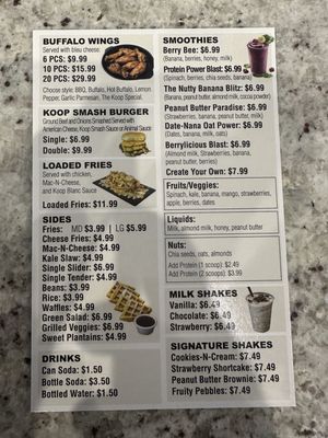 Menu photo 1 The Chicken Koop Brooklyn, NY