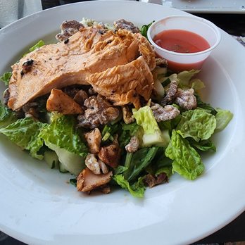 Patio Bar and Grill - Strawberry salad worth salmon - American Near Me - Deerfield Beach, Florida