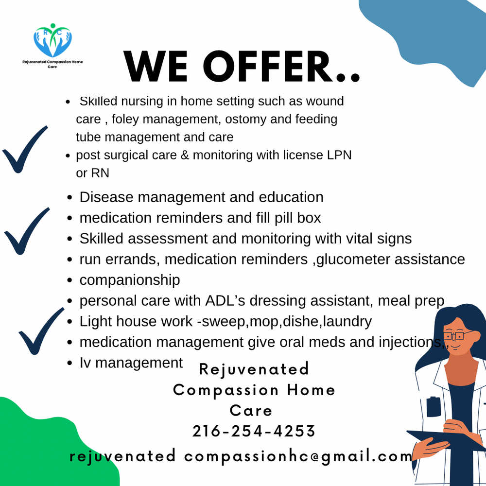 Rejuvenated Compassion Home Care - home care agency in Cleveland Heights, OH