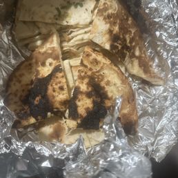Small pieces of naan Small pieces of naan