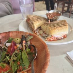 Eggplant panini