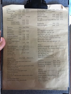 Menu photo 6 Caffeina Roasting Company Boise, ID
