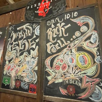 The Hubb - a chalk board with a menu on it - Karaoke Near Me - Pahrump, Nevada