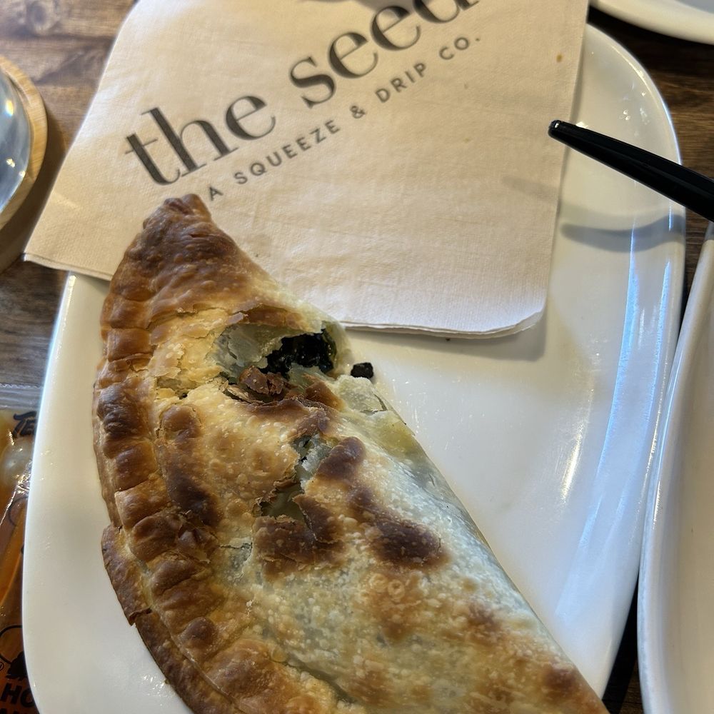 the seed. - Lighthouse Point - Spinach empanada - Coffee & Tea Near Me - Lighthouse Point, Florida
