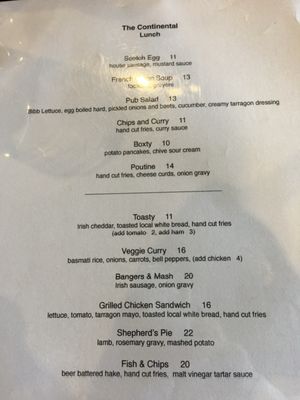 Menu photo 5 Continental Portland, ME
