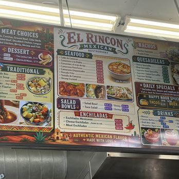 El Rincon Mexican Restaurant - Menu - Mexican Near Me - Sacramento, California El Rincon Mexican Restaurant - Menu - Mexican Near Me - Sacramento, California