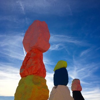 Seven Magic Mountains - Beautiful art installation - Public Art Near Me - Las Vegas, Nevada Seven Magic Mountains - Beautiful art installation - Public Art Near Me - Las Vegas, Nevada