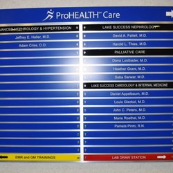 ProHEALTH Advanced Nephrology and Hypertension Associates - Interior Sign