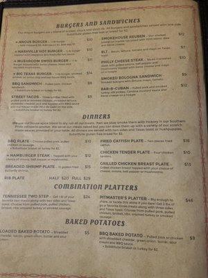 Menu photo 2 Morgan Brothers BBQ Pikeville, TN