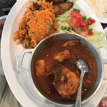 Isla Del Encanto - Shrimp casserole with rice with gandules an excellent choice if you like seafood!! - Puerto Rican Near Me - Miami, Florida Isla Del Encanto - Shrimp casserole with rice with gandules an excellent choice if you like seafood!! - Puerto Rican Near Me - Miami, Florida