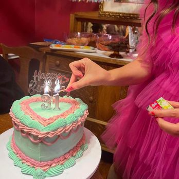 The Hive Bakeshop - Vintage-style heart cake - Custom Cakes Near Me The Hive Bakeshop - Vintage-style heart cake - Custom Cakes Near Me