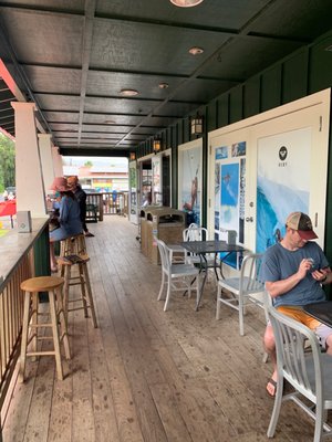 Photo of Tropical Taco - Hanalei, HI, US. Patio out front