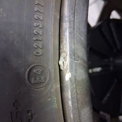 Wheelstop - crack on the wheel