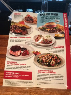 Menu photo 2 Glory Days Grill Ranson, WV