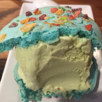 Mini Monster Cafe - fruity pebbles with matcha... sugar overload - Ice Cream & Frozen Yogurt Near Me - Long Beach, California Mini Monster Cafe - fruity pebbles with matcha... sugar overload - Ice Cream & Frozen Yogurt Near Me - Long Beach, California