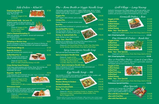 Menu photo 6 Saigon Cafe Millburn Millburn, NJ