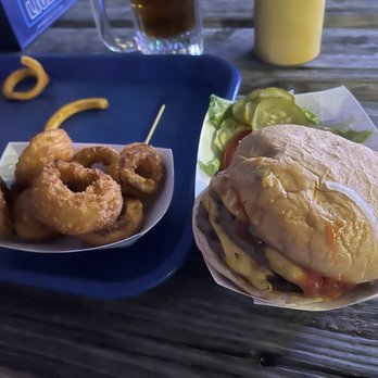 Skinny's Place - Double Cheeseburger (The Fatty). - Burgers Near Me - Holmes Beach, Florida Skinny's Place - Double Cheeseburger (The Fatty). - Burgers Near Me - Holmes Beach, Florida