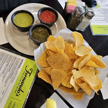 Fernando's Mexican Cuisine - Chips and Salsa for the table - Tex-Mex Near Me - Richardson, Texas Fernando's Mexican Cuisine - Chips and Salsa for the table - Tex-Mex Near Me - Richardson, Texas