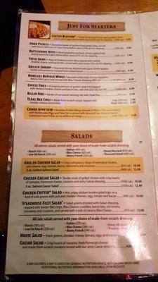 Menu photo 7 Texas Roadhouse Fishers, IN