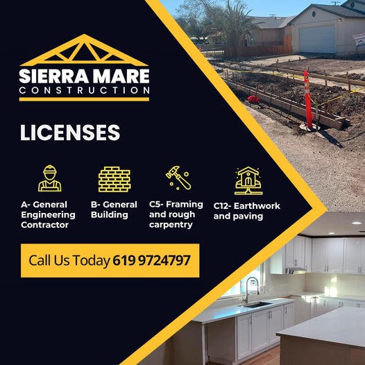 Slide of Sierra Mare Construction