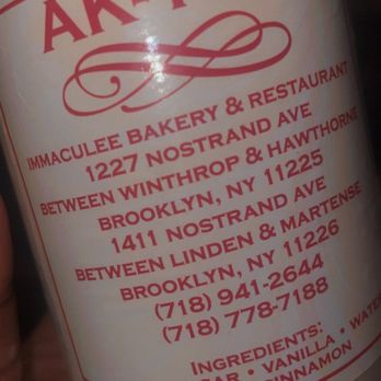 Immaculee Bakery - Cornmeal Drink - Bakeries Near Me - Brooklyn, New York Immaculee Bakery - Cornmeal Drink - Bakeries Near Me - Brooklyn, New York