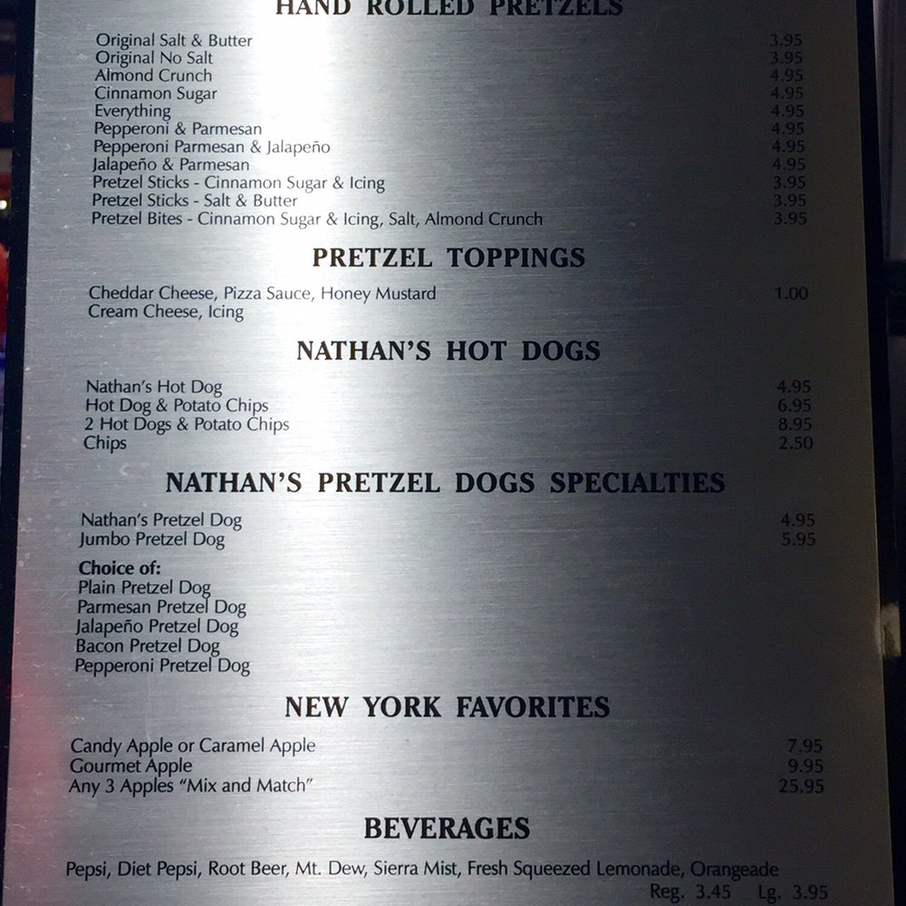 New York Pretzel - menu - Hot Dogs Near Me - Las Vegas, Nevada New York Pretzel - menu - Hot Dogs Near Me - Las Vegas, Nevada