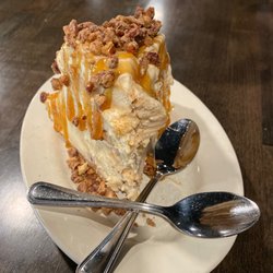 The South Street Grille - Pecan praline ice cream pie. This is to die for.
