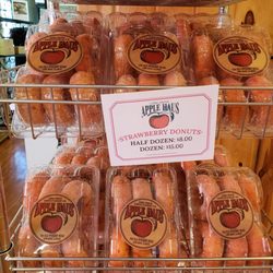 Long Grove Strawberry Festival - Strawberry donuts