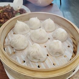 Delicious pork soup dumplings