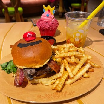Toadstool Cafe - Super Mario Burger - Cafes Near Me - Universal City, California Toadstool Cafe - Super Mario Burger - Cafes Near Me - Universal City, California