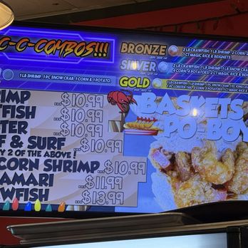 LA Crawfish - Menus as of May 2026 - Cajun/Creole Near Me - Houston, Texas