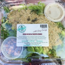 Vegan Caesar Salad W/ Chickpea Crunch