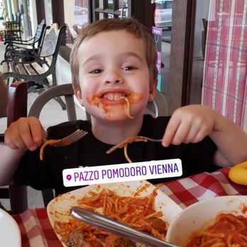 Pazzo Pomodoro - " I love Pazzo Pomodoro" says this Pasta Boy! - Pizza Near Me - Vienna, Virginia