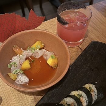 Uchiko Denver - smoked salmon maki - Japanese Near Me - Denver, Colorado
