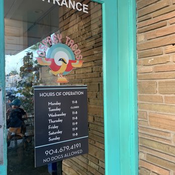 Osprey Tacos - Front door with hours - Tex-Mex Near Me - Saint Augustine, Florida Osprey Tacos - Front door with hours - Tex-Mex Near Me - Saint Augustine, Florida