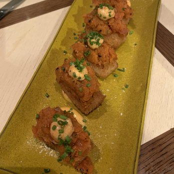Sugarcane - Spicy Tuna Crispy Rice* - Cocktail Bars Near Me - Las Vegas, Nevada Sugarcane - Spicy Tuna Crispy Rice* - Cocktail Bars Near Me - Las Vegas, Nevada