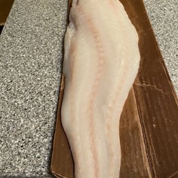 Beautiful side of fresh cod!