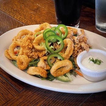 Paella seafood - Calamari - Seafood Near Me - Portland, Maine