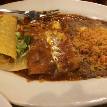 Abuelo's Mexican Restaurant - The Laredo - Beef taco, beef enchilada, cheese enchilada, beans and choice of potato (papas) or rice. - Mexican Near Me - Abilene, Texas
