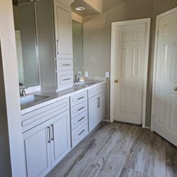 Laguna Kitchen & Bath - Vanity and flooring