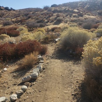 SGT Steve Owen Bench Trail - When you leave the aqueduct portion of the trail you'll see this on the right to continue the trail and start your climb - Hiking Near Me - Palmdale, California