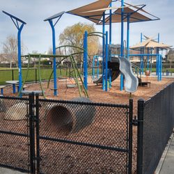 Updated enclosed play area