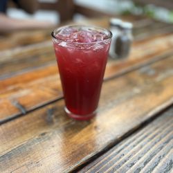 Wild Tomato Pizza - Sister Bay - Raspberry lemonade cocktail