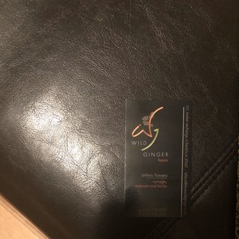 Wild Ginger Restaurant - Business card of restaurant manager - Asian Fusion Near Me - Franklin, Tennessee