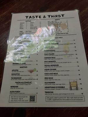 Menu photo 8 Taste & Thirst San Diego, CA