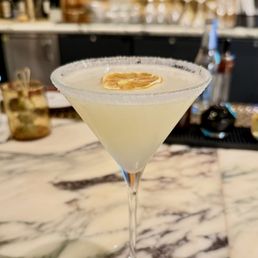 Lemon drop martini