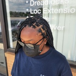 Sophisticated African Braiding - Knotless braids #medium size